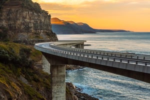 NSW Highway Wollongong Mountains