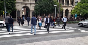 Busy crossing